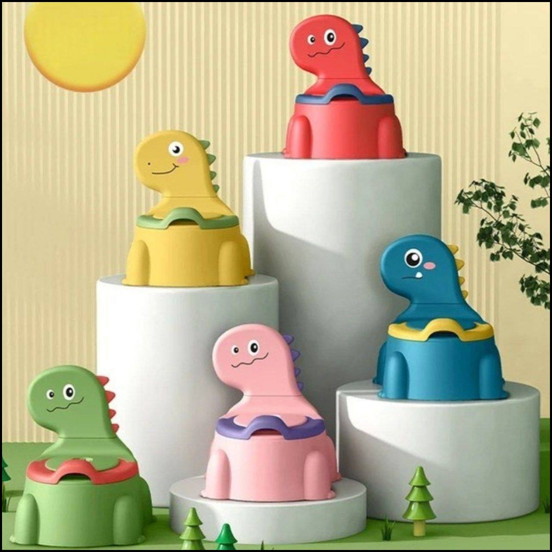 Inodoro, sanitario para niños dinosaurio